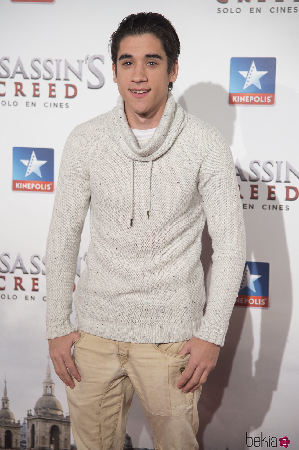 Jorge Jurado en la premier de 'Assassins Creed'