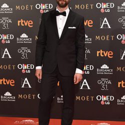 Dani Rovira en la alfombra roja de los Premios Goya 2017