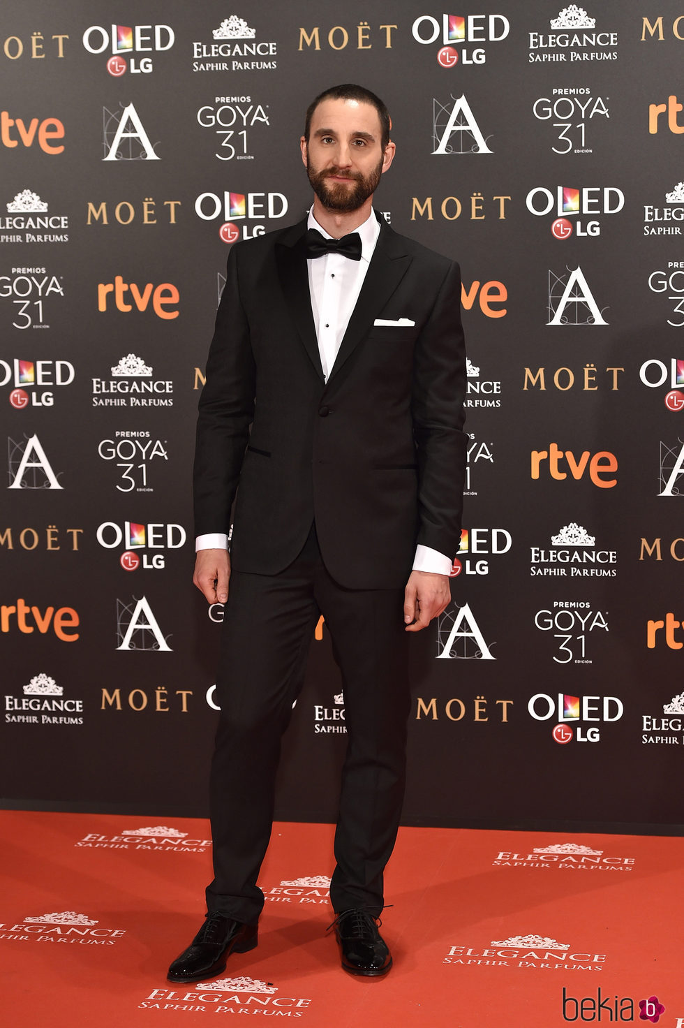 Dani Rovira en la alfombra roja de los Premios Goya 2017