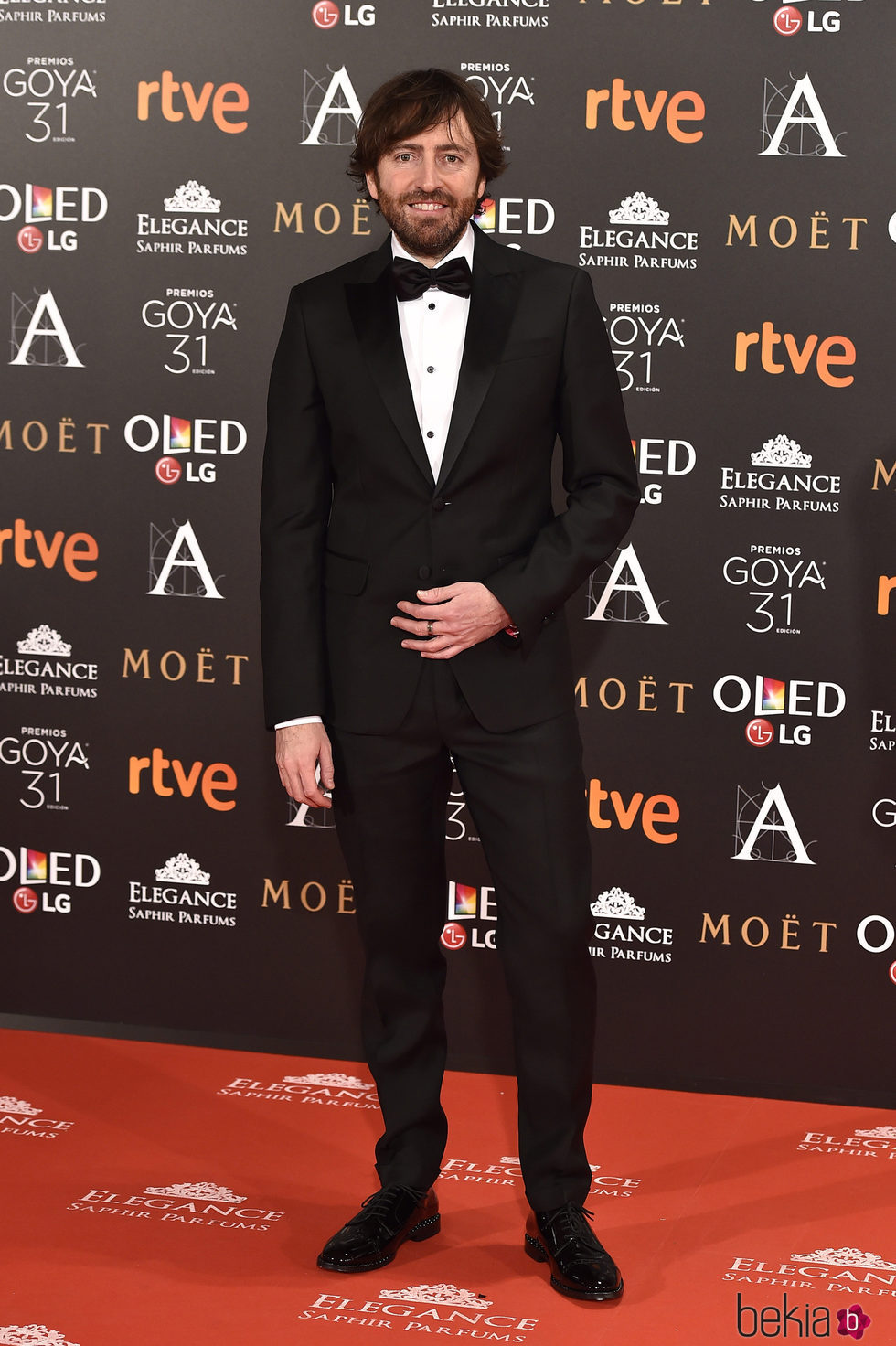 Daniel Sánchez Arévalo en la alfombra roja de los Premios Goya 2017