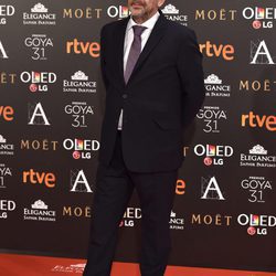 Karra Elejalde en la alfombra roja de los Premios Goya 2017