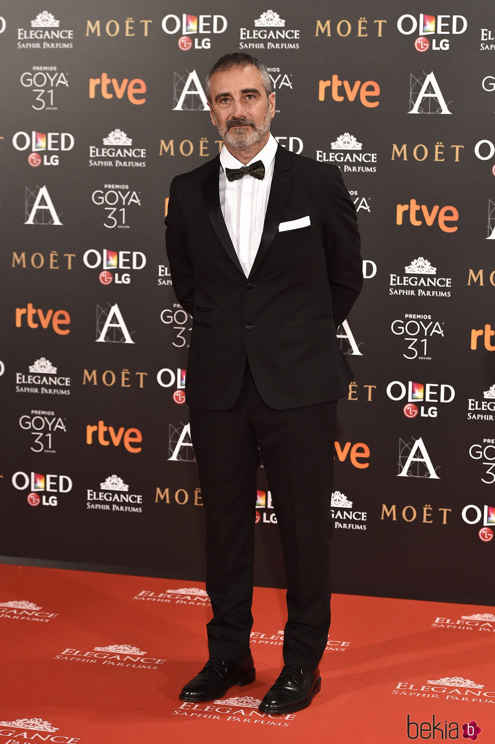 Javier Fesser en la alfombra roja de los Premios Goya 2017