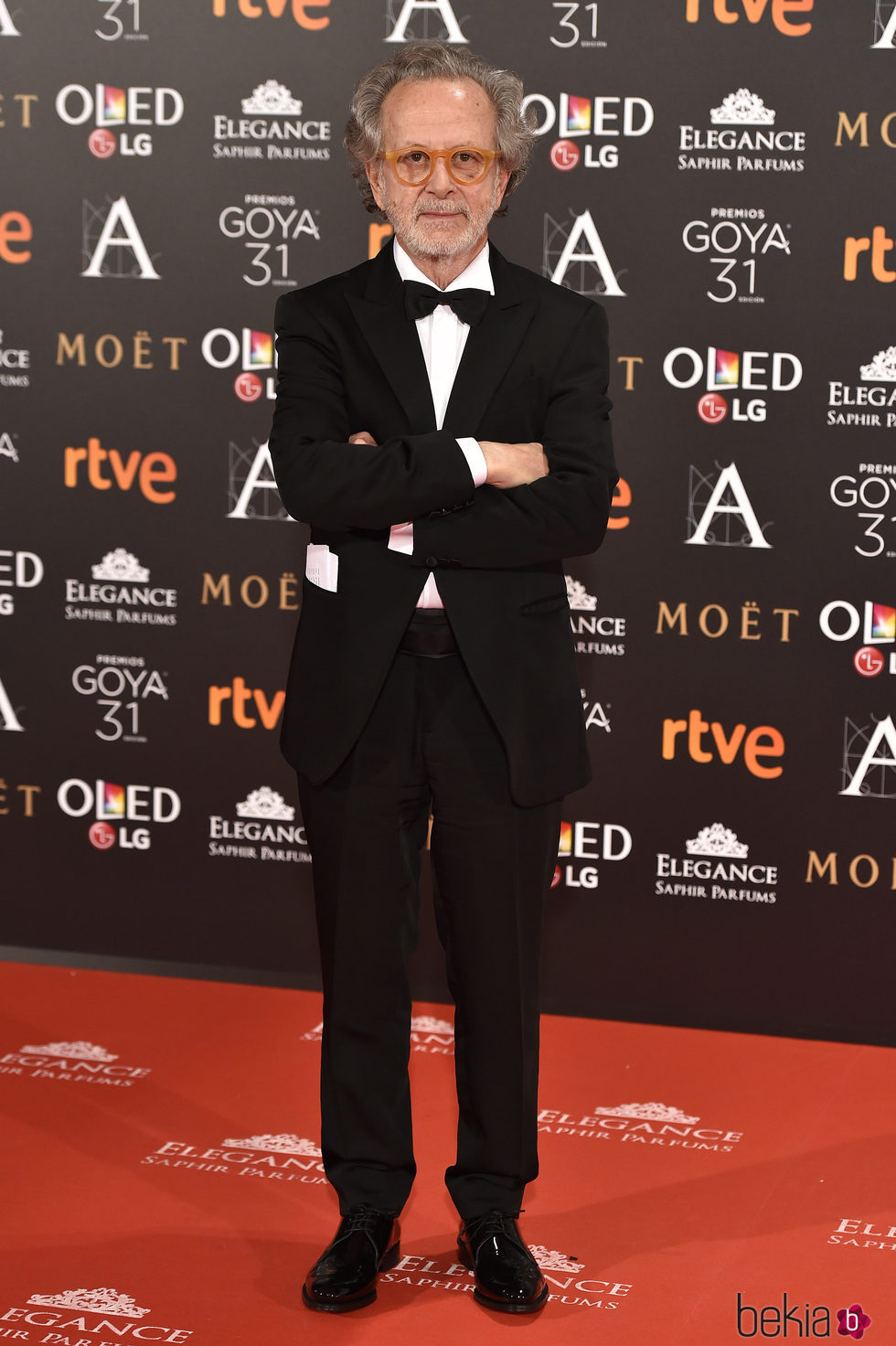 Fernando Colomo en la alfombra roja de los Premios Goya 2017