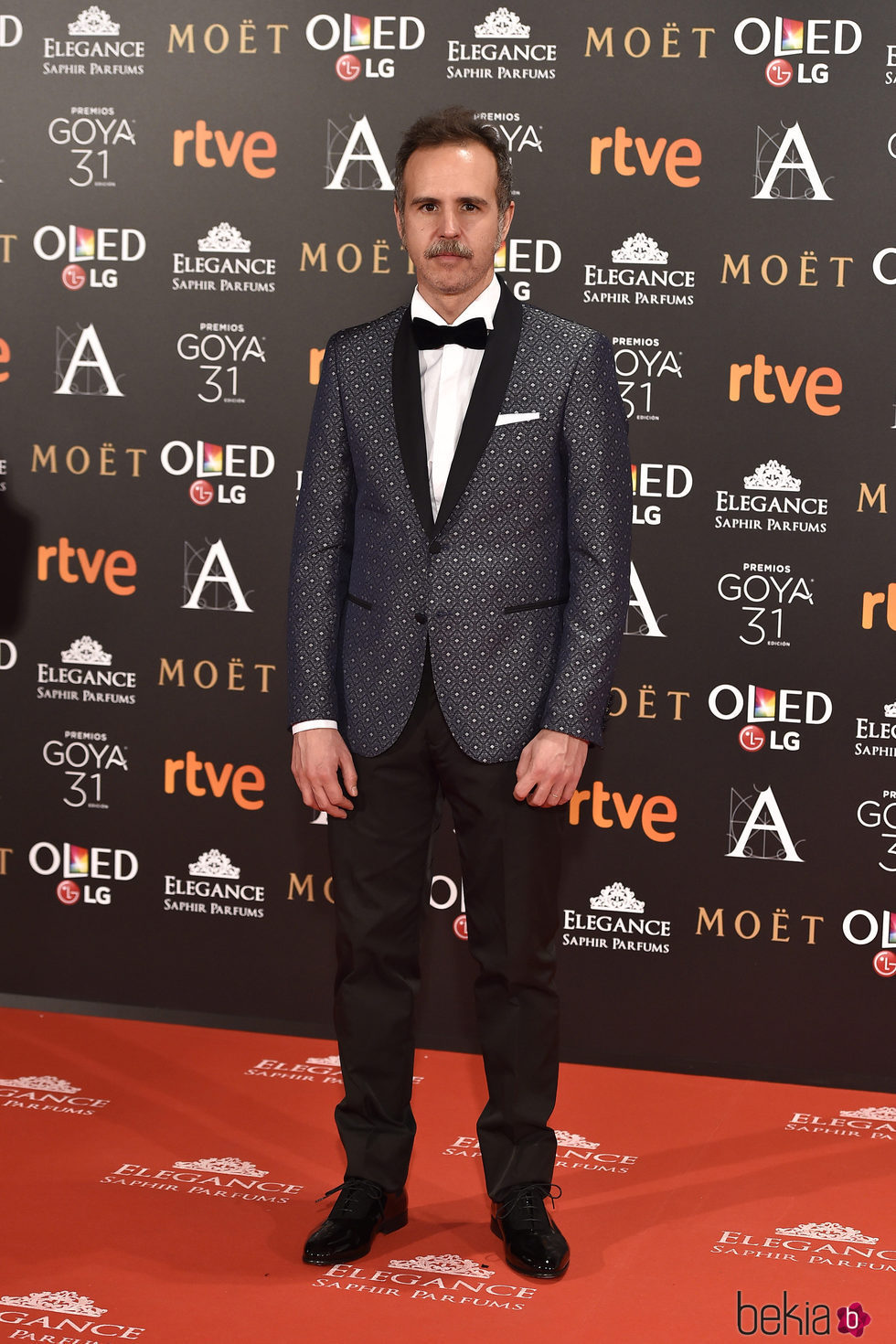 Marc Crehuet en la alfombra roja de los Premios Goya 2017