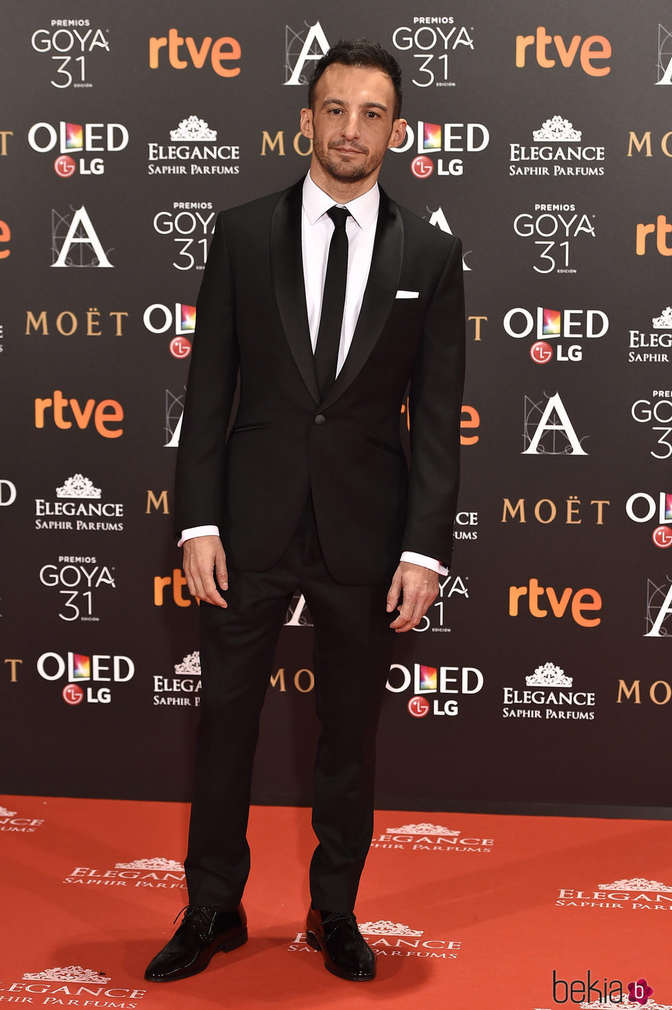 Alejandro Amenábar en la alfombra roja de los Premios Goya 2017