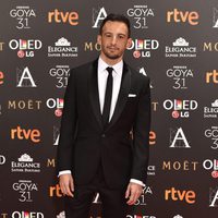 Alejandro Amenábar en la alfombra roja de los Premios Goya 2017