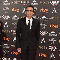 Alberto Iglesias en la alfombra roja de los Premios Goya 2017