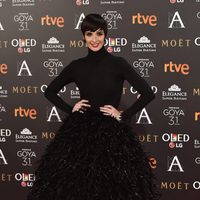 Paz Vega en la alfombra roja de los Premios Goya 2017