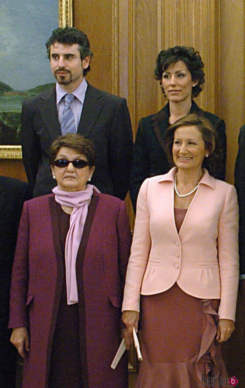 Érika Ortiz Rocasolano y Antonio Vigo en el bautizo de la Princesa Leonor