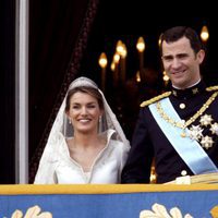 El Rey Felipe VI y la Reina Letizia el día de su boda