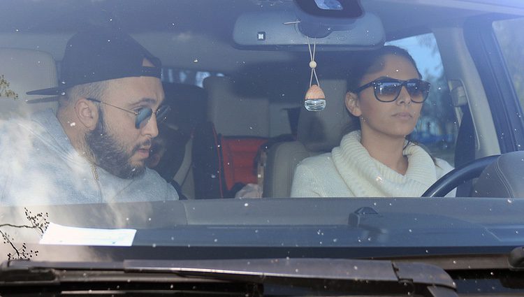 Kiko Rivera e Irene Rosales llegando con Francisco y Ana a El Rocío