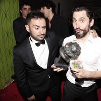 Paco León en su 'Private Party' organizada tras los Goya 2017 con Juan Antonio Bayona