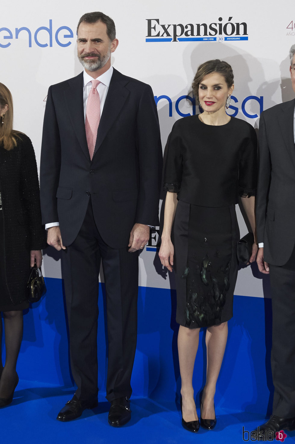 Los Reyes Felipe y Letizia en el 30 aniversario de Expansión