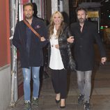 Raúl Prieto, Belén Esteban y David Valldeperas en el cumpleaños de Kike Calleja