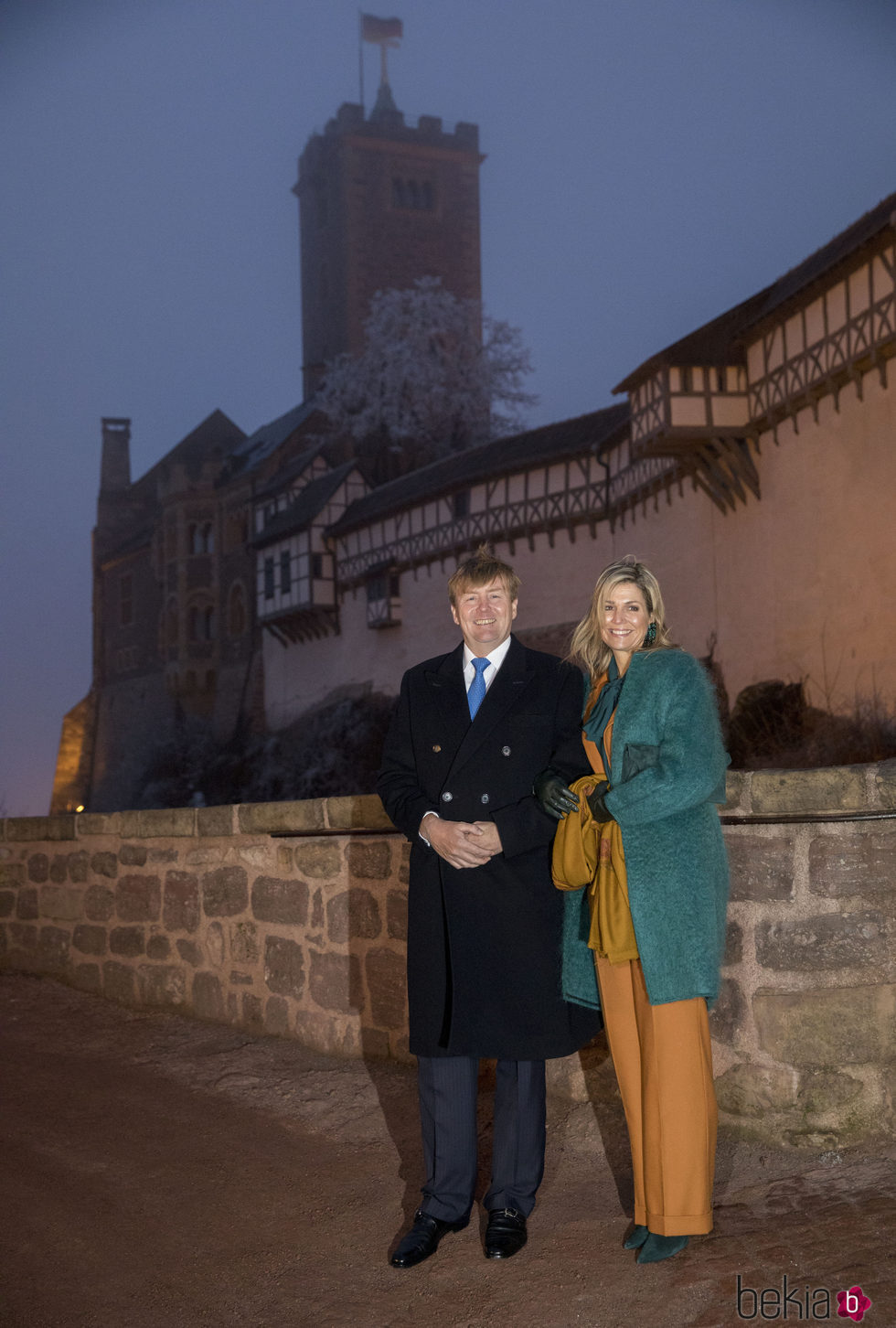 Los Reyes de Holanda en el Castillo de Wartburg