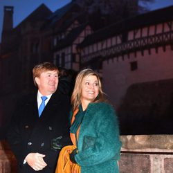 Guillermo Alejandro y Máxima de Holanda visitan el Castillo de Wartburg durante su viaje oficial a Alemania