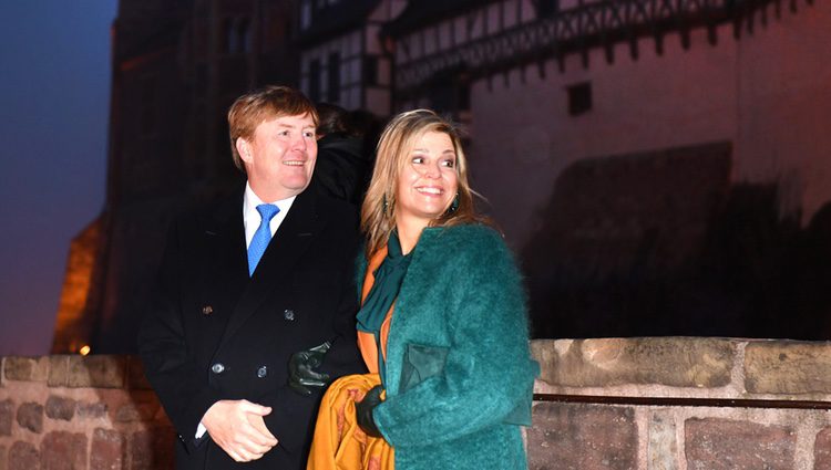 Guillermo Alejandro y Máxima de Holanda visitan el Castillo de Wartburg durante su viaje oficial a Alemania