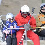 Pau Donés esquiando en Baqueira Beret