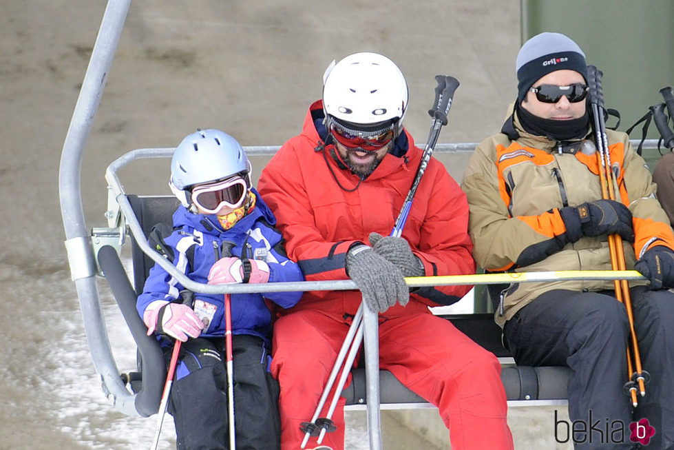 Pau Donés esquiando en Baqueira Beret