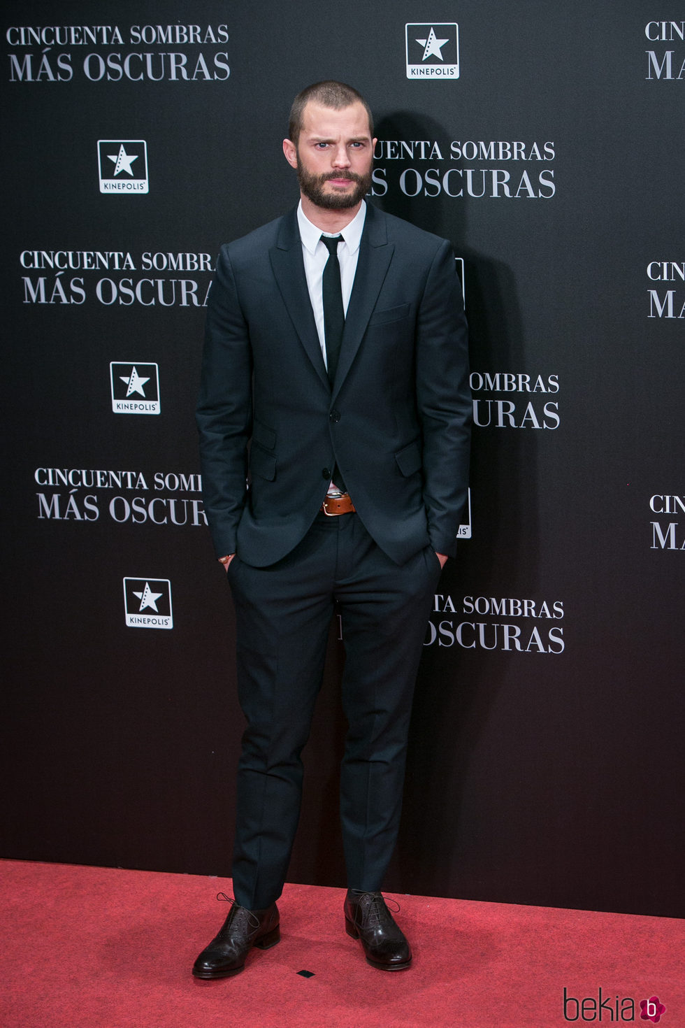 Jamie Dornan en el estreno de 'Cincuenta Sombras Más Oscuras' en Madrid