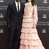 Dakota Johnson y Jamie Dornan en el estreno de 'Cincuenta Sombras Más Oscuras' en Madrid