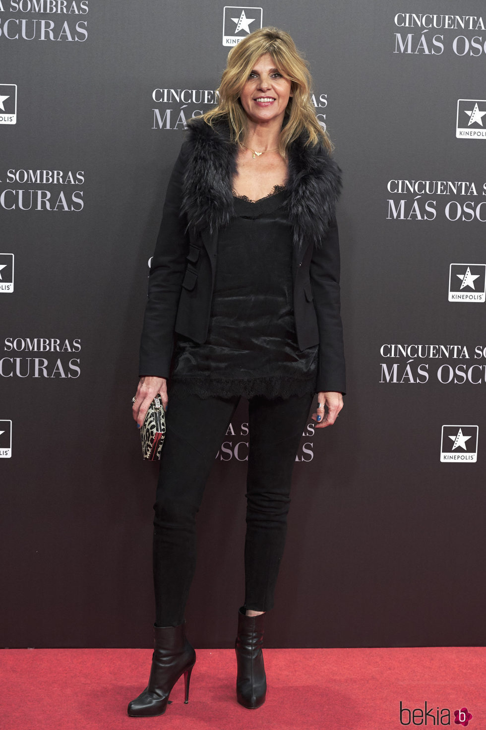 Arancha de Benito en el estreno de 'Cincuenta Sombras Más Oscuras' en Madrid