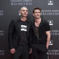 Pelayo Díaz y Sebastian Ferraro en el estreno de 'Cincuenta Sombras Más Oscuras' en Madrid