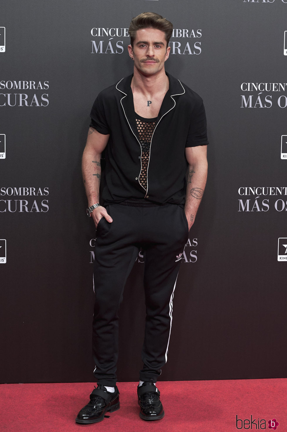 Pelayo Díaz en el estreno de 'Cincuenta Sombras Más Oscuras' en Madrid