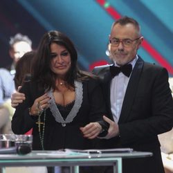 Aída Nizar junto a Jordi González el día de su expulsión en 'GH VIP5'