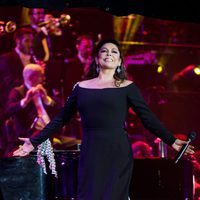 Isabel Pantoja en su concierto en el Palacio de los Deportes