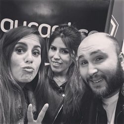 Anabel Pantoja, Chabelita y Kiko Rivera en el concierto de Isabel Pantoja en Madrid