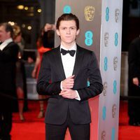 Tom Holland en la alfombra roja de los Premios Bafta 2017