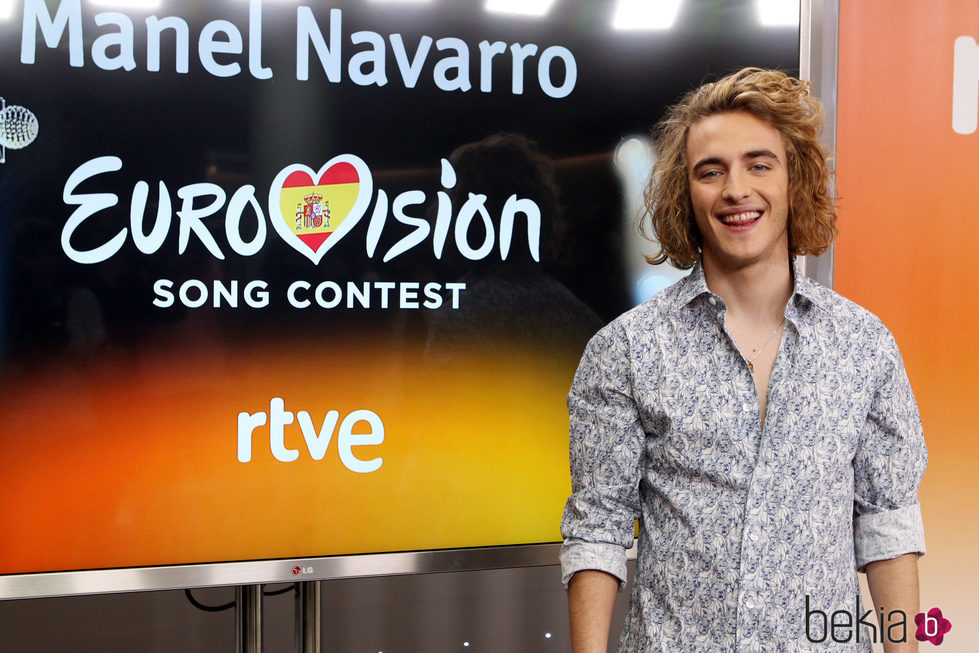 Manel Navarro se presenta como representante de España en Eurovisión 2017