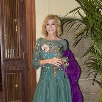 Bibiana Fernández llegando a la fiesta de su 63 cumpleaños