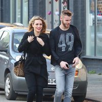 Edurne y David de Gea celebrando San Valentín en Manchester