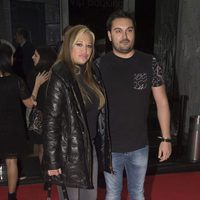 Belén Esteban y su novio Miguel Marcos en la fiesta del 10 aniversario de La Fábrica de la Tele