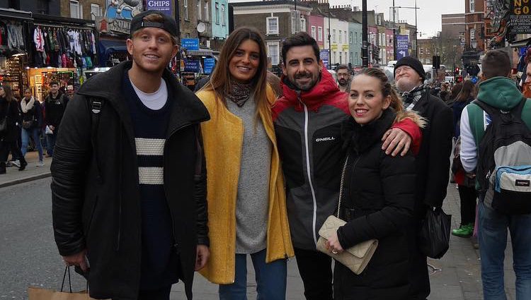 El reencuentro de Yoli y Jonathan ('GH15')  y Susana y Gonzalo ('GH14') por Londres