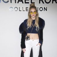 Chiara Ferragni en el desfile de Michael Kors en Nueva York Fashion Week otoño/invierno 2017/2018