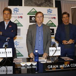 Julio Benítez y Manuel Díaz en la presentación de una feria taurina