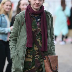 Thomas Brodie Sangster en el set de rodaje de 'Love Actually 2'