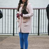 Olivia Olson en el set de rodaje de 'Love Actually 2'