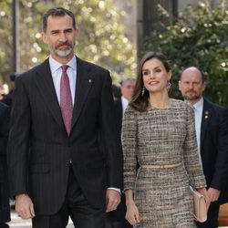 Los Reyes Felipe y Letizia en la inauguración de la nueva exposición del Museo Thyssen