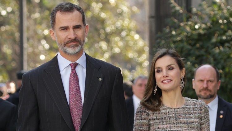 Los Reyes Felipe y Letizia en la inauguración de la nueva exposición del Museo Thyssen