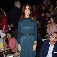 Mariló Montero en el front row del desfile de Ágatha Ruiz de la Prada en Madrid Fashion Week otoño/invierno 2017/2018