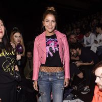 Rosanna Zanetti en el front row del desfile de Maya Hansen y María Escoté en Madrid Fashion Week otoño/invierno 2017/2018