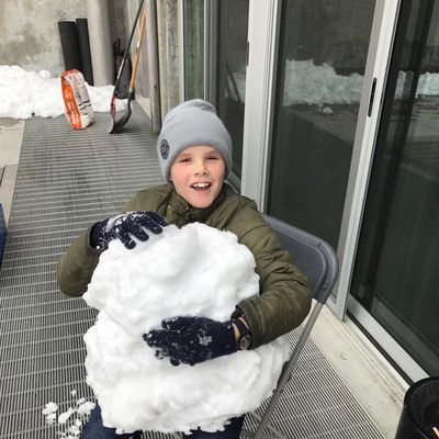 La familia Beckham disfrutando de las vacaciones en Canadá