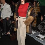 María Jesús Ruiz en el front row del desfile de Moisés Nieto y Miguel Marinero en Madrid Fashion Week otoño/invierno 2017/2018