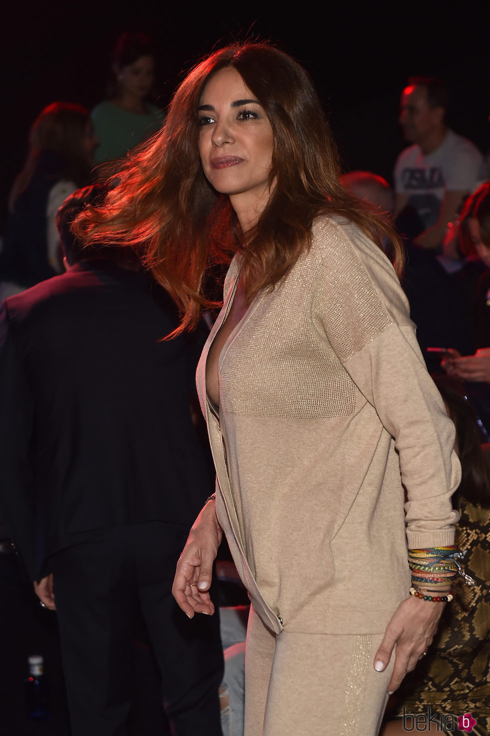 Mariló Montero llegando al desfile de Andrés Sardá en Madrid Fashion Week otoño/invierno 2017/2018