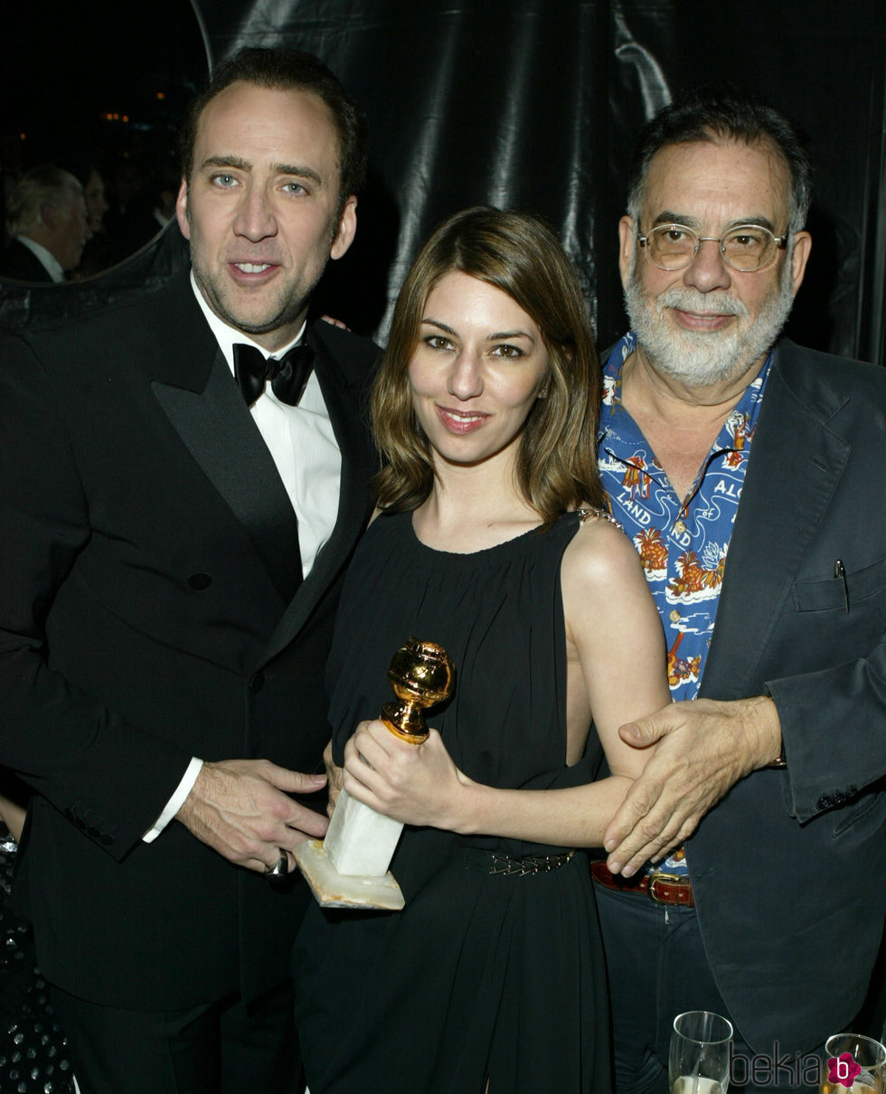 Nicolas Cage, Sofia Coppola y Francis Ford Coppola