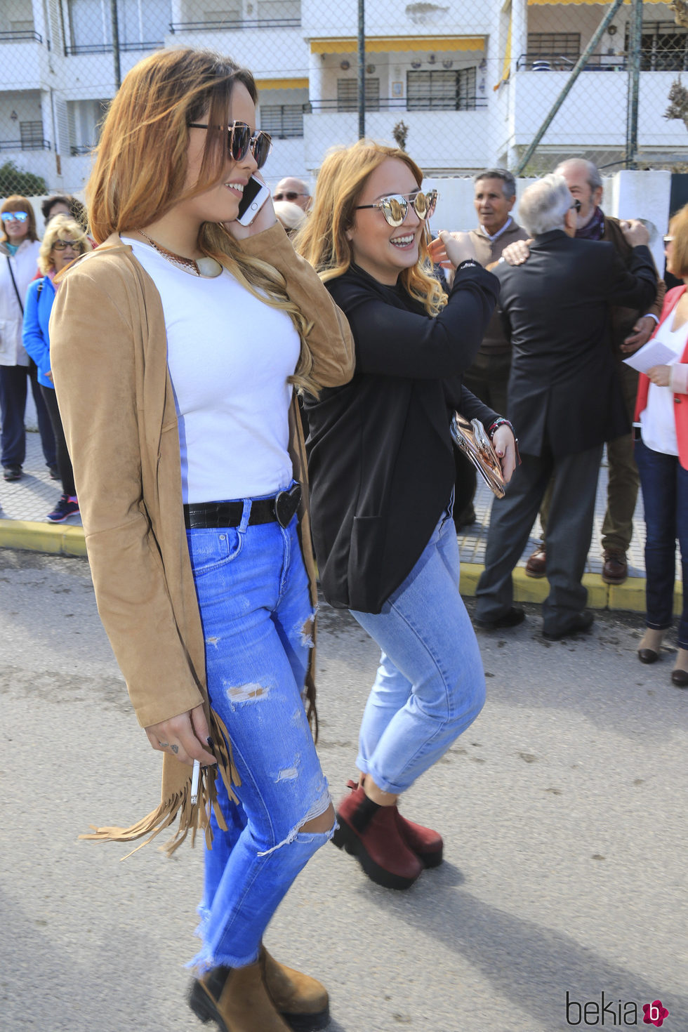 Gloria Camila y Rocío Flores en el homenaje a Rocío Jurado